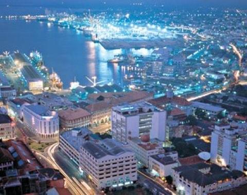 Colombo city in Sri Lanka 