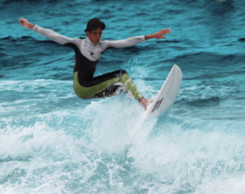 Getting surfing experience 