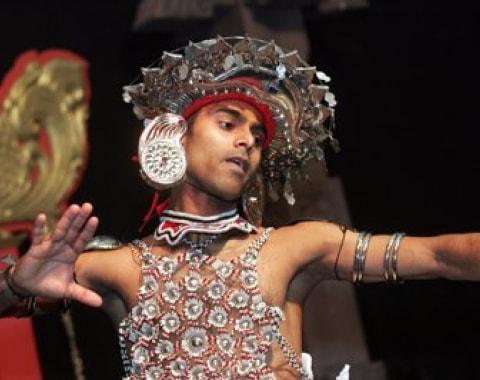 Traditional dancers in Sri Lanka 