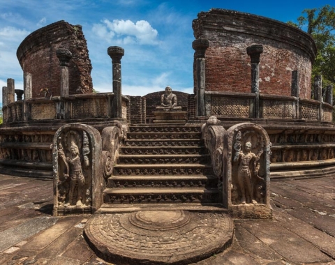 Polonnaruwa ancient city in Sri Lanka 