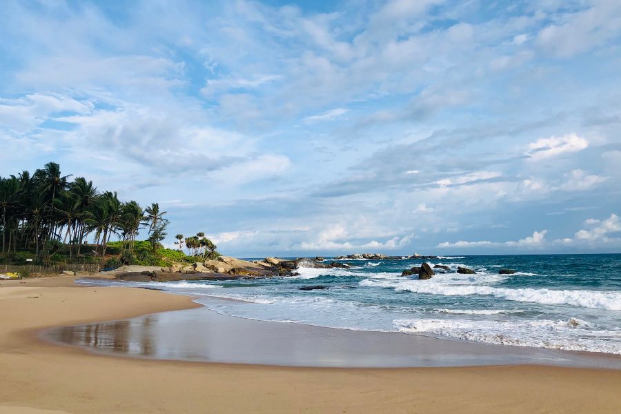 Galle beachside in Sri Lanka 