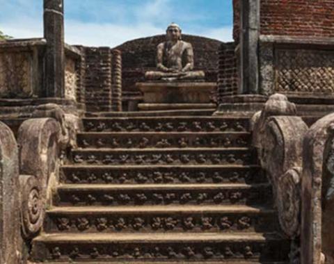 Polonnaruwa city in Sri Lanka 